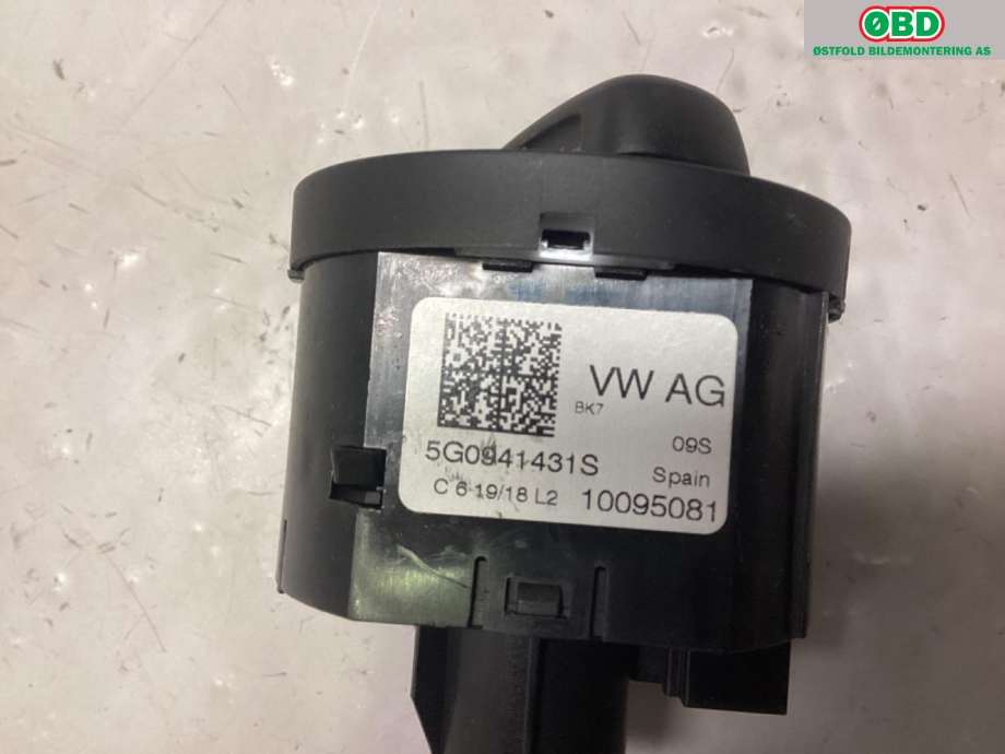 Bryter lys til VW Polo 2017-2021 (Type VI, Fase 1)  (VOLKSWAGEN|5G0 941 431 AG|)