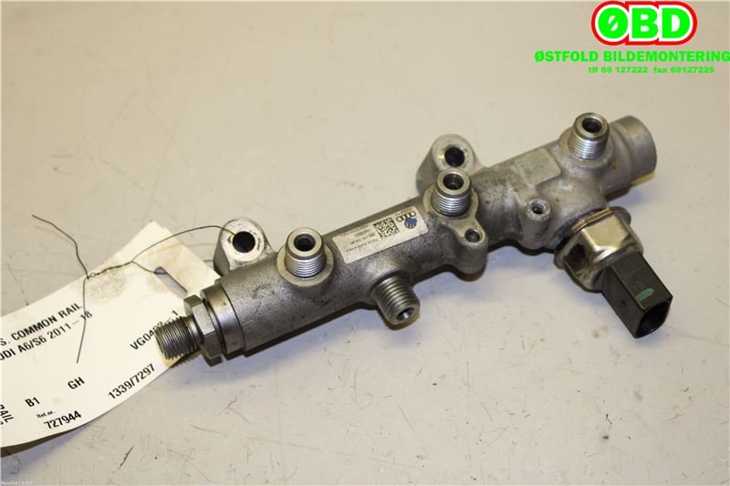 Dyseskinne (fuelrail) til Audi A6 2011-2014 (Type IV, Fase 1) (C7) (C7) (AUDI|059 130 089 BT||059130089BT)