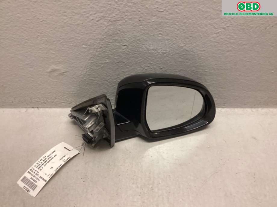 Speil høyre til BMW X3, 2017-->> (G01) (G01) (BMW|51 16 8 491 654)