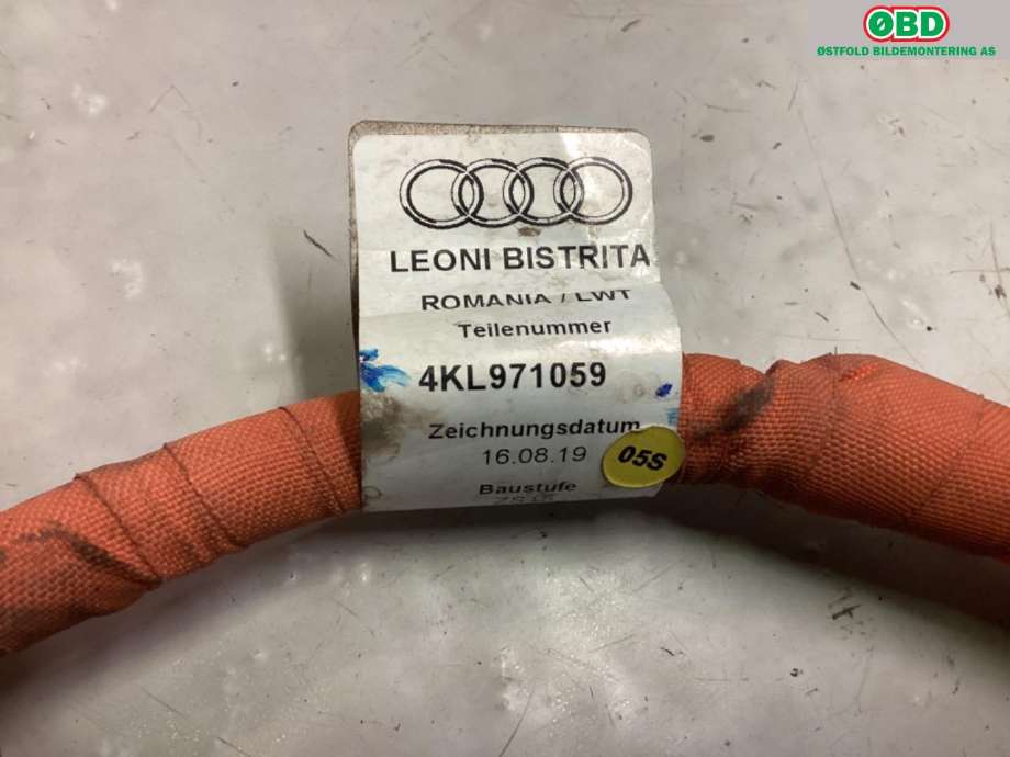 Kabel høy volt (HV) hybrid til Audi e-tron 2018-->>  (AUDI|4KL 971 059|)