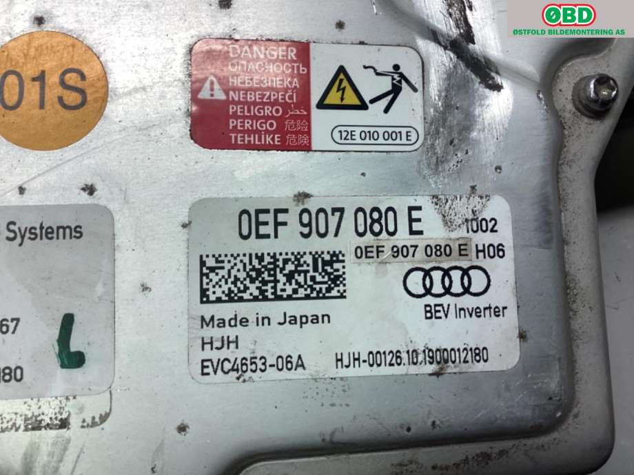 Styreenhet diverse til Audi e-tron 2018-->> (AUDI|0EF 907 080 E||0EF907080E)