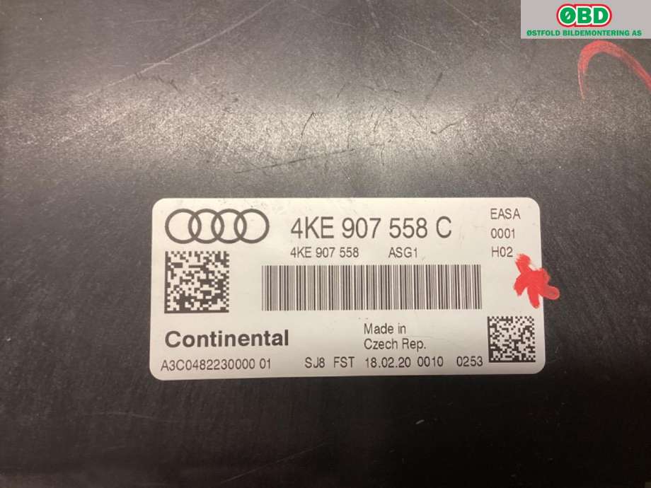 Styreenhet diverse til Audi e-tron 2018-->>  (AUDI|4KE 907 558 C||4KE907558C)