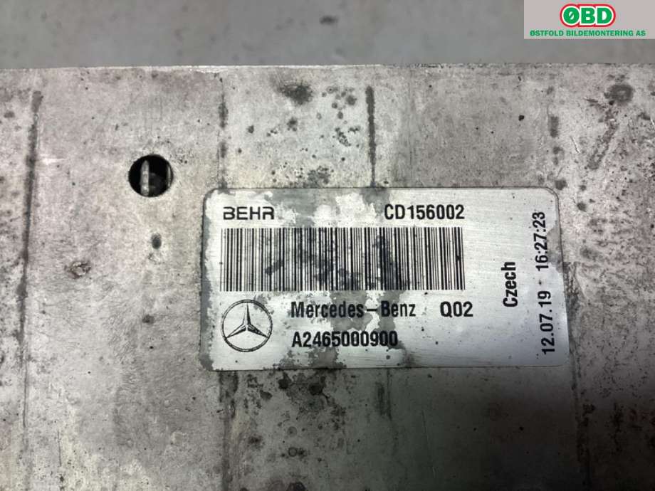 Intercooler til Mercedes B-Klasse 2011-2018 (W246) (W246) (MERCEDES|A 246 500 09 00||2465000900)