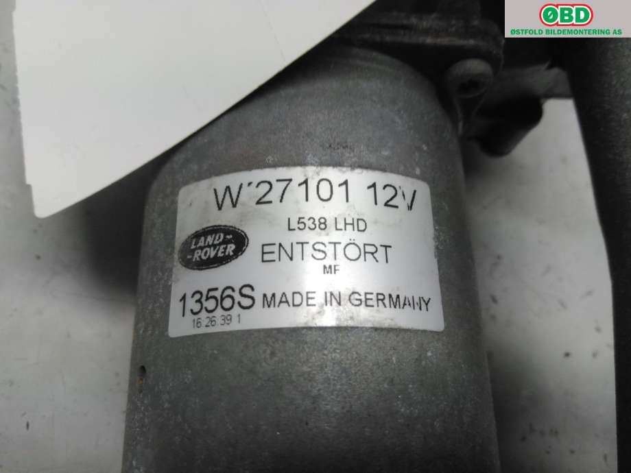 Viskermotor frontrute til Land Rover Range Rover, Evoque 2011-2019 (Type I)  (LAND-ROVER|LR078300|)