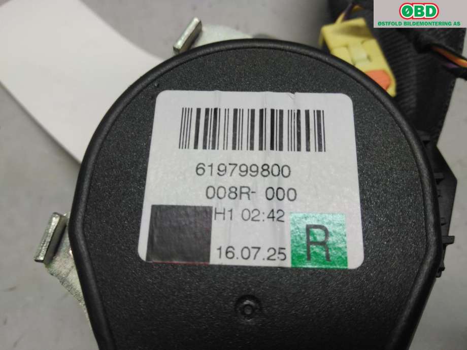 Airbag beltestrammer til Land Rover Range Rover, Evoque 2011-2019 (Type I)  (LAND-ROVER|LR072748|)
