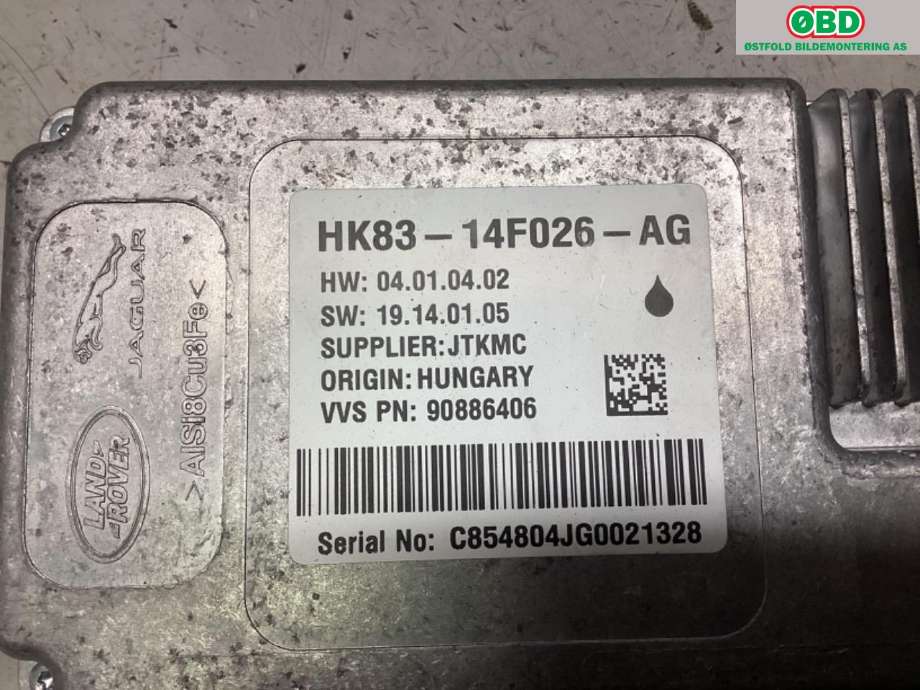 Styreenhet diverse til Land Rover Range Rover, Evoque 2011-2019 (Type I)  (LAND-ROVER||HK8314F026AG)