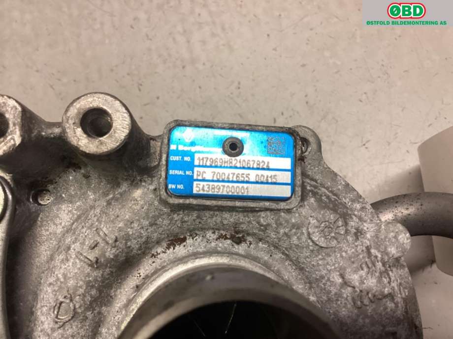 Turbo til Nissan Qashqai 2010-2014 (Type I, Fase 2)  (NISSAN|1441100Q2J|)