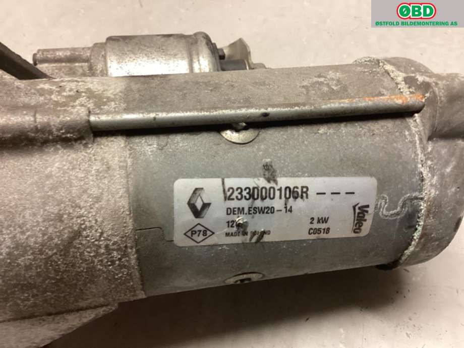 Starter diesel til Nissan Qashqai 2010-2014 (Type I, Fase 2) (NISSAN|2330000Q3J|)