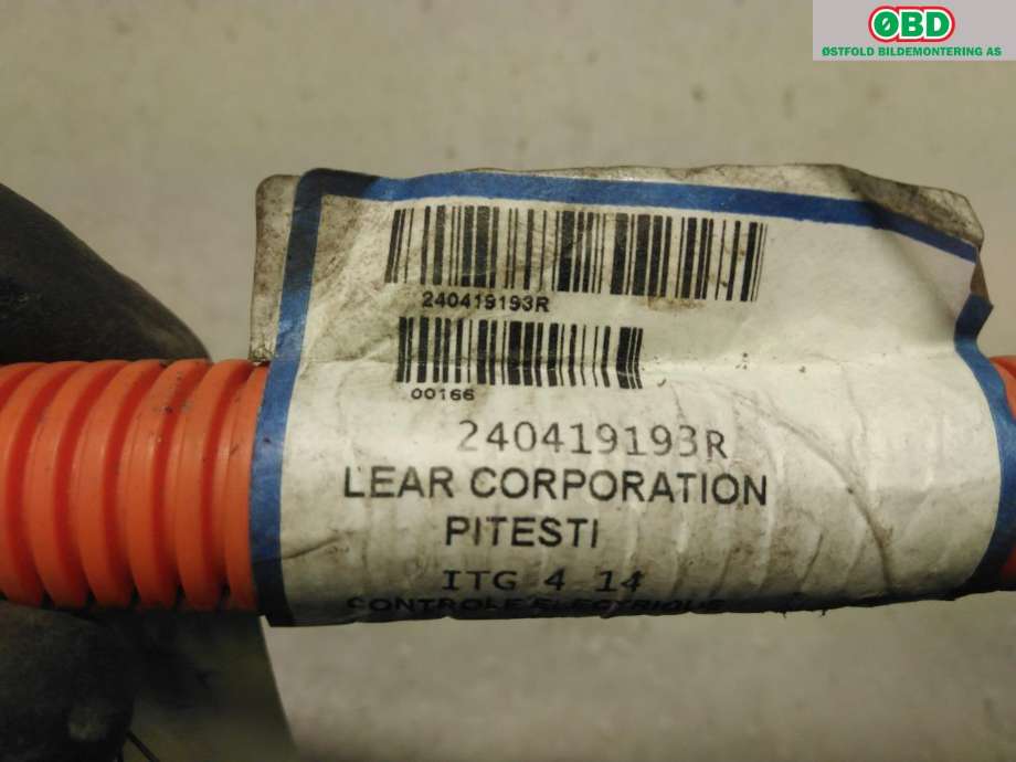Kabel høy volt (HV) hybrid til Renault Zoe 2013-2019 (Fase 1)  (RENAULT|240419193R|)