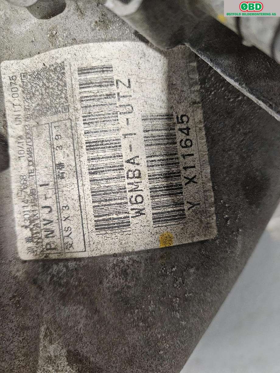 Girkasse manuell 6-trinn til Mitsubishi ASX 2010-2019  (MITSUBISHI|2500A392|)