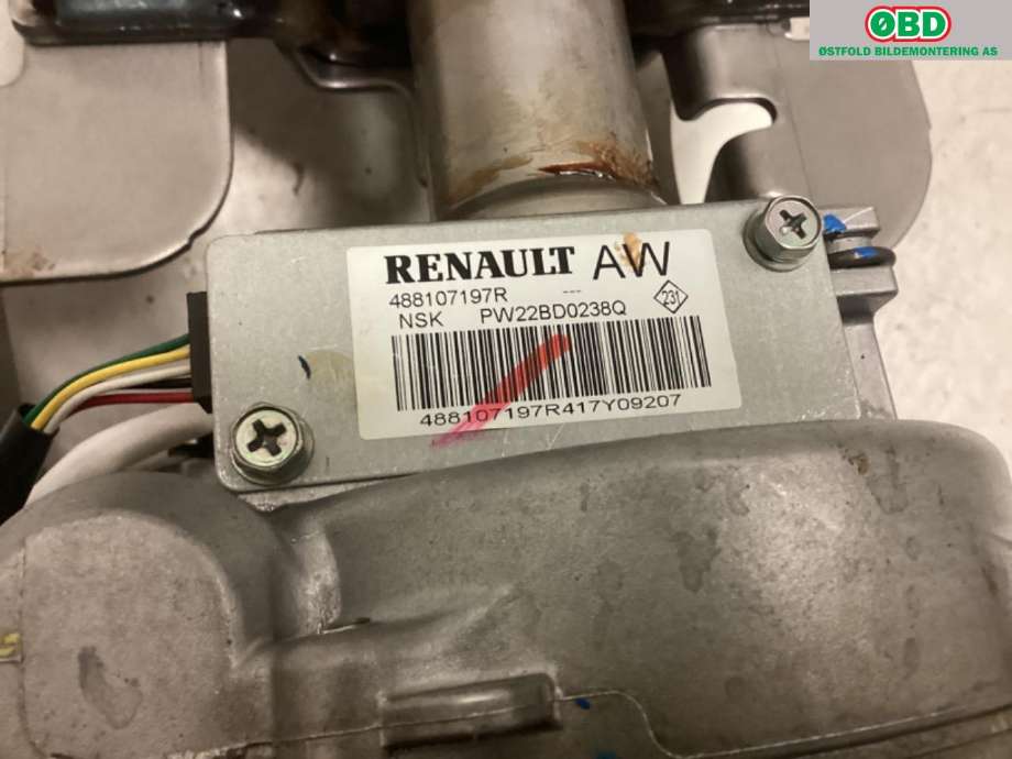 Rattaksel elektrisk servo til Renault Kadjar 2015-->>  (RENAULT|488104308R|)