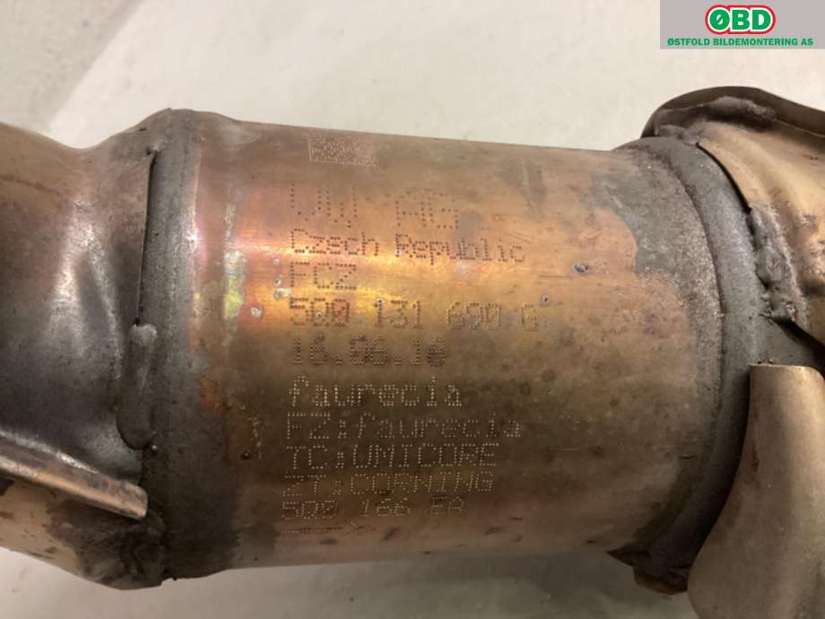 Katalysator til VW Passat 2015-2019 (Fase 1) (B8) (B8) (VOLKSWAGEN|5Q0 254 501 HX|)