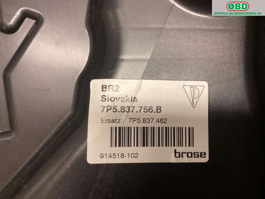 Ruteheis til Porsche Cayenne 2010-2017 (92A) (92A) (PORSCHE|958 542 462 01||7P5837756B)