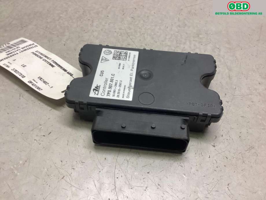 Styreenhet elektrisk parkbrems (EPB - Electric Parking Brake) til Porsche Cayenne 2010-2017 (92A) (92A) (PORSCHE|958 618 109 00|958 618 109 02|7P0907801C)