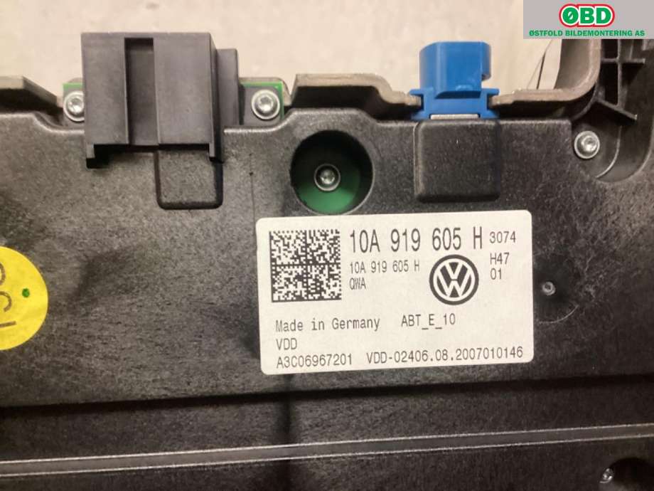 Instrument kjørecomputer til VW ID.3 2020-->>  (VOLKSWAGEN|10A 919 605 K||10A 919 605 H)