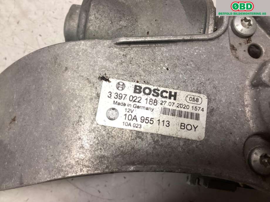 Viskermotor frontrute til VW ID.3 2020-->>  (VOLKSWAGEN|10A 955 113 A|)