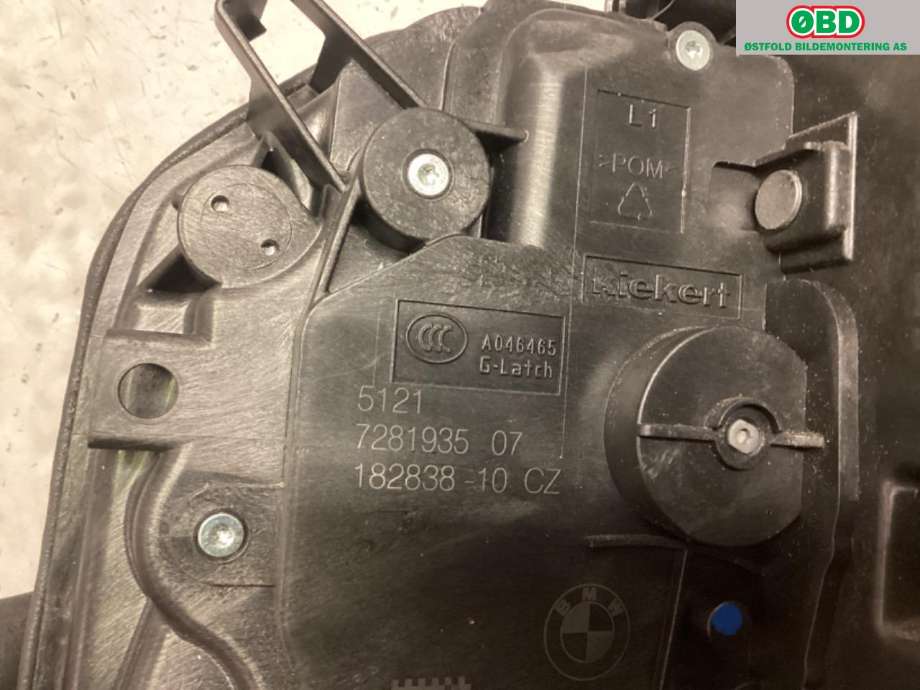 Låsekasse venstre foran til BMW 2-Serie, Active/Gran Tourer 2014-->> (F45/F46) (F45/F46) (BMW|51 21 7 281 931|)