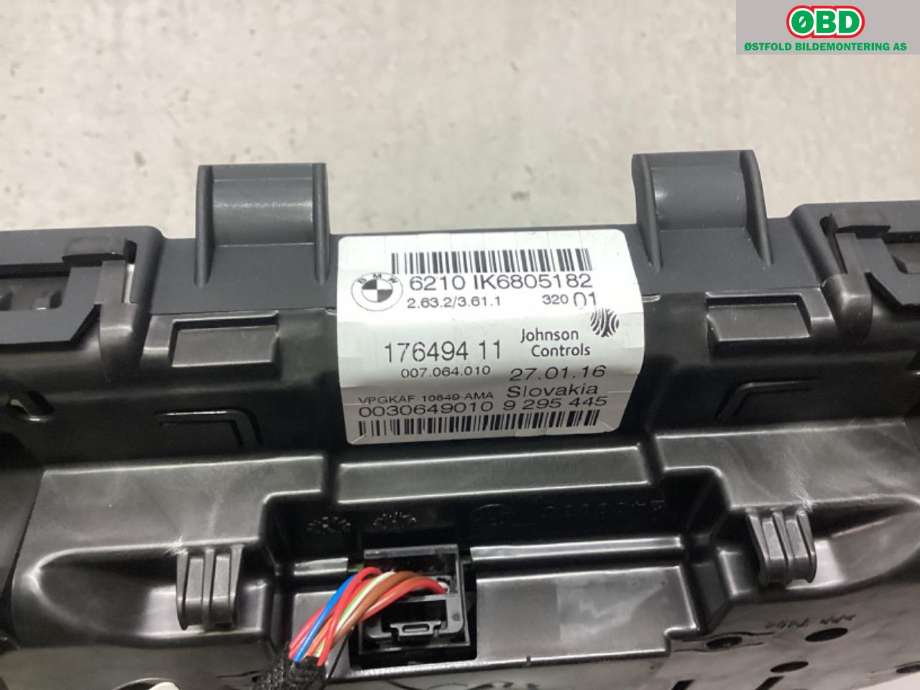 Instrumentpanel til BMW 2-Serie, Active/Gran Tourer 2014-->> (F45/F46) (F45/F46) (BMW|62 10 8 794 208|)