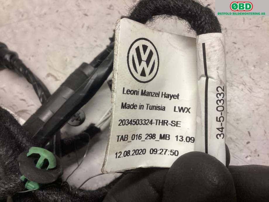 Ledningsnett til VW ID.3 2020-->>  (VOLKSWAGEN|10A 970 404|)