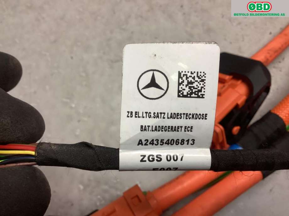Kabel høy volt (HV) hybrid til Mercedes EQB 2022-->>  (A 243 540 68 13|)