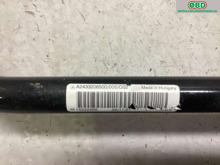 Stabilisatorstag bak til Mercedes EQB 2022-->>  (A 243 320 65 00|)
