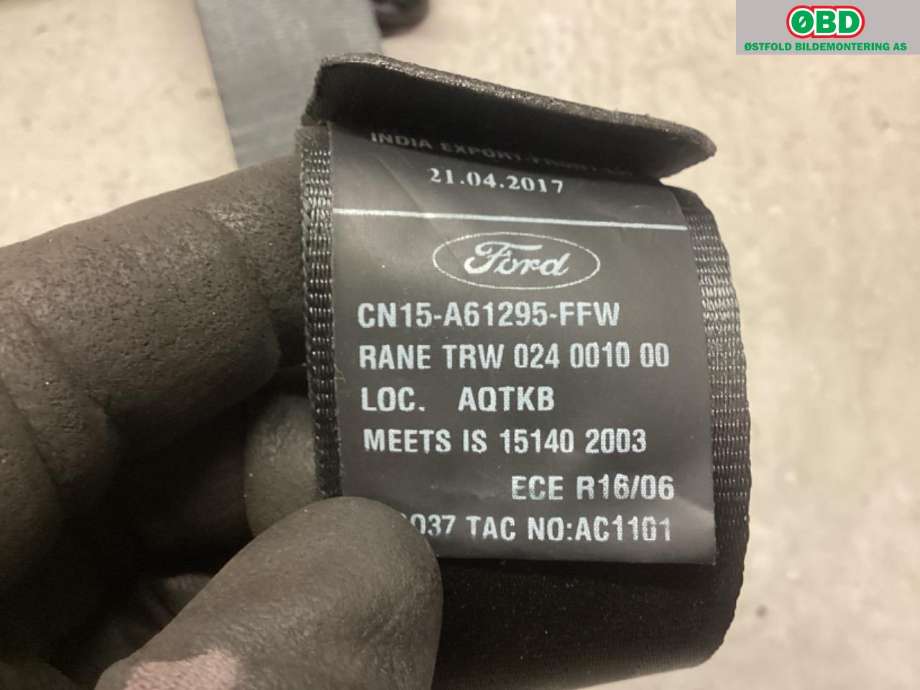 Airbag beltestrammer til Ford Ecosport 2016-->>  (FORD|2166957|)
