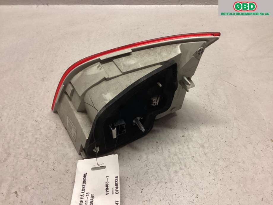 Baklykt venstre indre til Peugeot 508 2011-2014 (Type I, Fase 1)  (PEUGEOT|6350 LZ||9686780580)