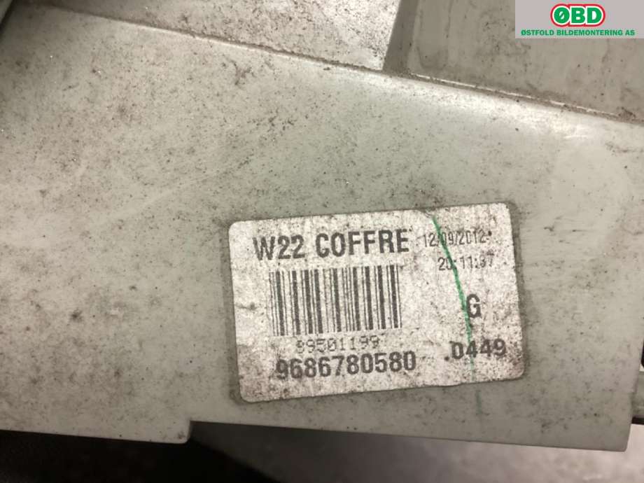 Baklykt venstre indre til Peugeot 508 2011-2014 (Type I, Fase 1)  (PEUGEOT|6350 LZ||9686780580)