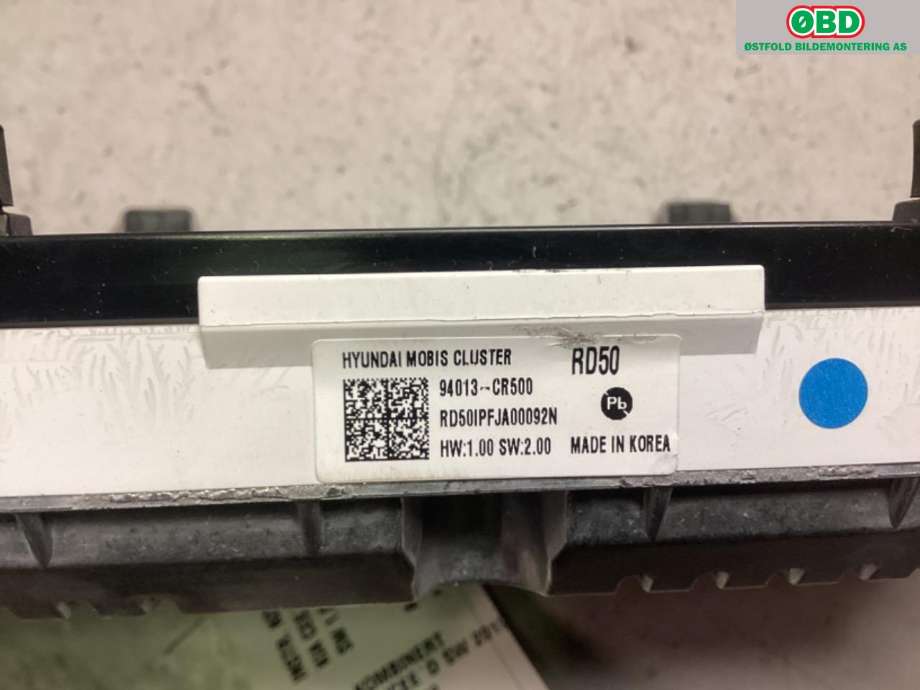 Instrumentpanel til Kia Cee
