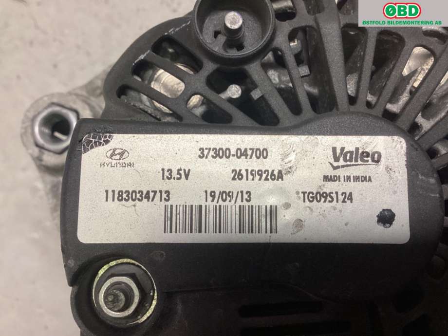 Dynamo til Hyundai i10 2014-2018 (Type II) (HYUNDAI|3730004700|)