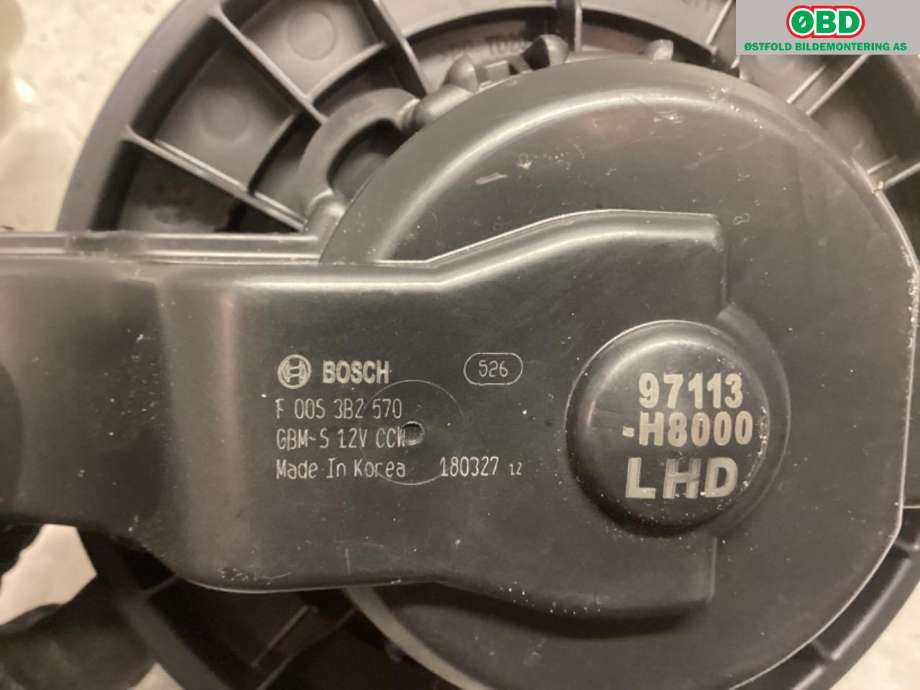 Varmeapparat motor til Kia Rio 2017-->> Type IV  (KIA|97113H8000|)