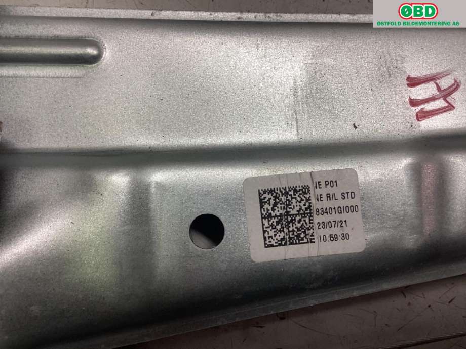 Ruteheis venstre bak til Hyundai Ioniq 5 2021-->>  (83403GI000|83450GI000|)