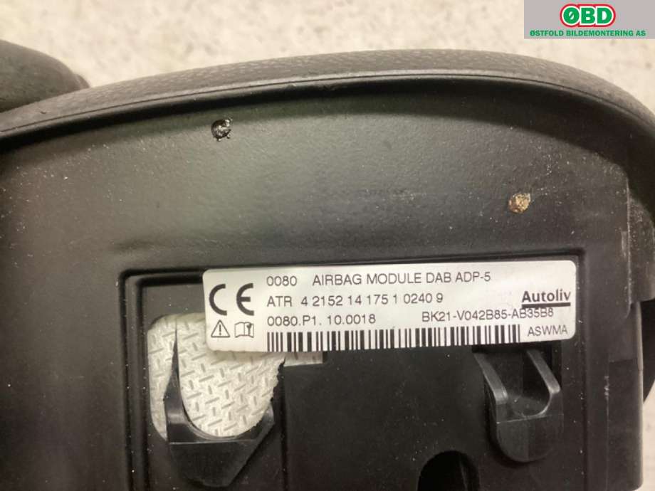 Airbag rattpute til Ford Transit 2014-->>  (FORD|)