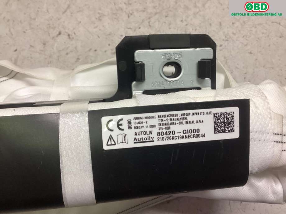 Airbag gardin høyre til Hyundai Ioniq 5 2021-->>  (80420GI000|)