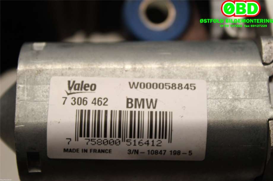 Viskermotor bakrute til BMW i3 2013-2022 (BMW|61 62 7 306 462|W000058845|7306462)