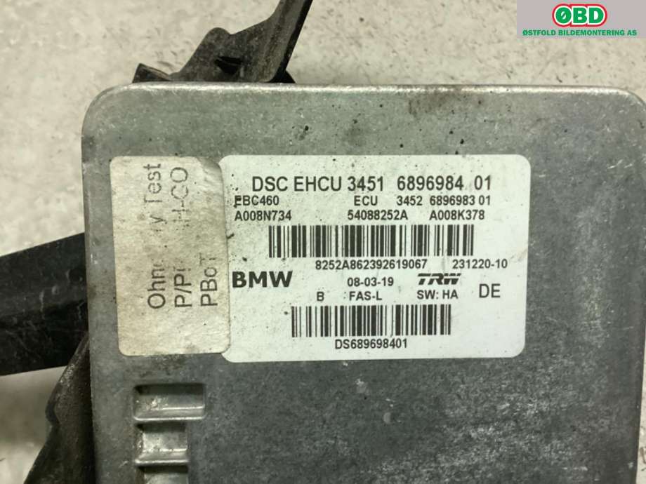 ABS sentral til BMW X3 2017-->> (G01) (G01) (BMW|34 51 5 A36 089|)