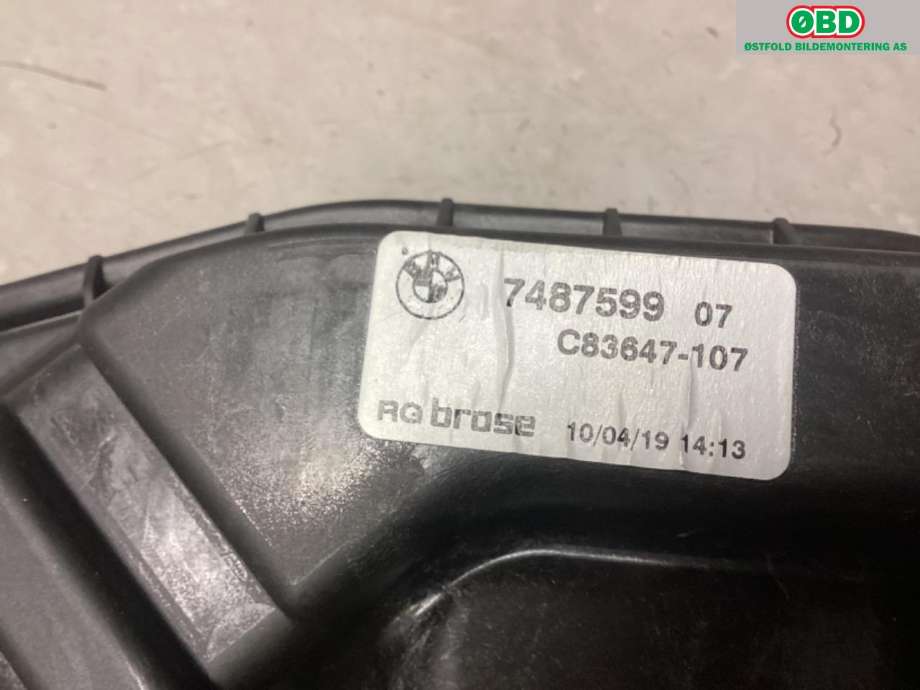 Ruteheis venstre foran til BMW X3 2017-->> (G01) (G01) (BMW|51 33 7 498 147|51 33 7 455 082|)