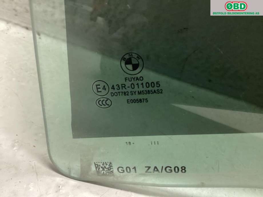 Siderute venstre bak til BMW X3 2017-->> (G01) (G01) (BMW|51 33 7 480 563|)