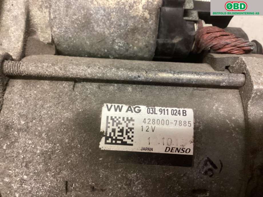 Starter diesel til Audi A6 2014-2018 (Type IV, Fase 2) (C7) (C7) (AUDI|03L 911 021 G|)