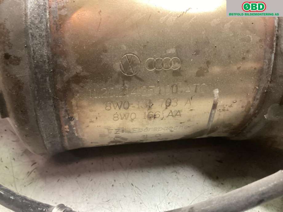 Katalysator til Audi A4 2015-2019 (Type V, Fase 1) (B9) (B9) (AUDI|8W0 254 252 FX|)