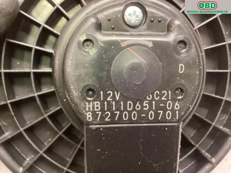 Varmeapparat motor til Mazda CX-3 2015-2022  (MAZDA|DD2F-61-B10|)