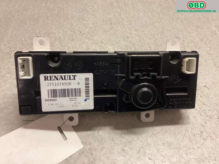 Varmeapparat betjening til Renault Master 2014-->> (Type III, Fase 2)  (RENAULT|275107490R|)