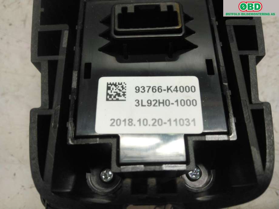 Bryter diverse til Hyundai Kona 2017-2021 (Type I, Fase 1)  (HYUNDAI|467W0K4100SPS|93766K4000|)