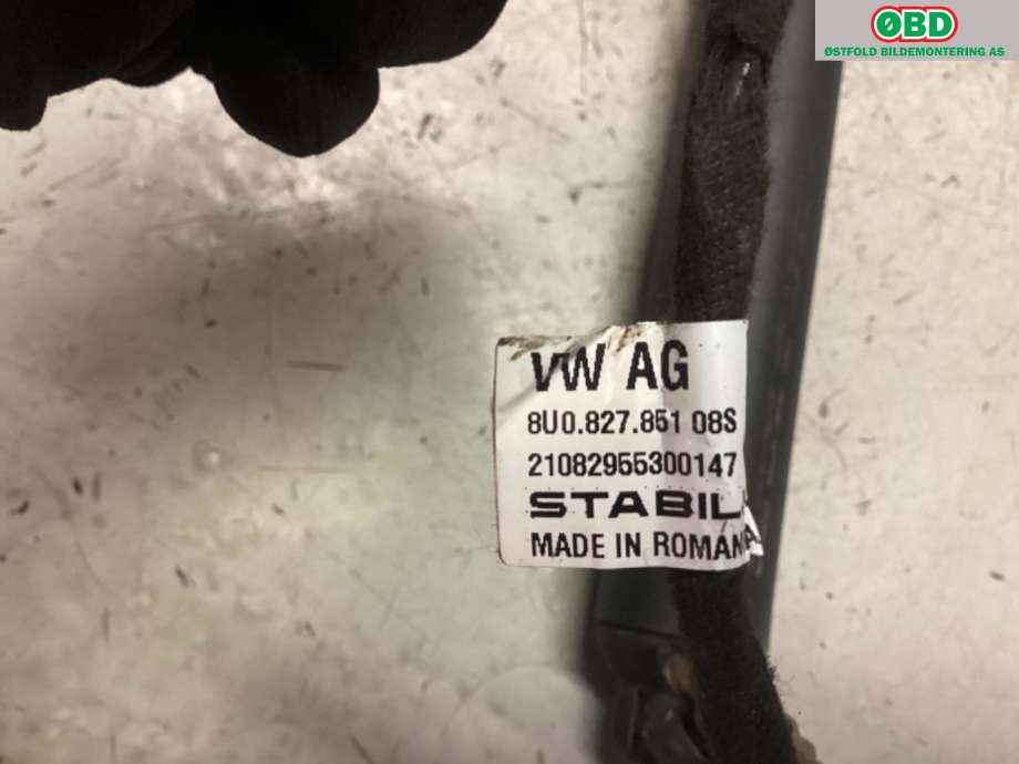 Baklukeåpner motor til Audi Q3 2015-2018 (Type I, Fase 2)  (AUDI|8U0 827 851|)