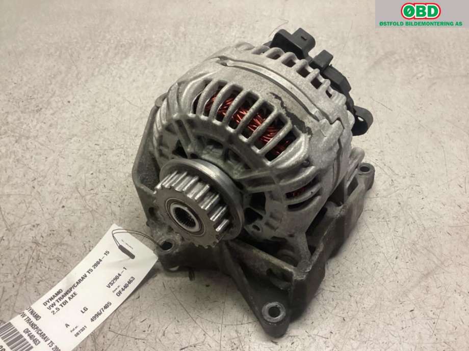 Dynamo til VW Transporter / Caravelle 2003-2009 (Fase 1) (T5) (T5) (VOLKSWAGEN|070 903 139 B|)