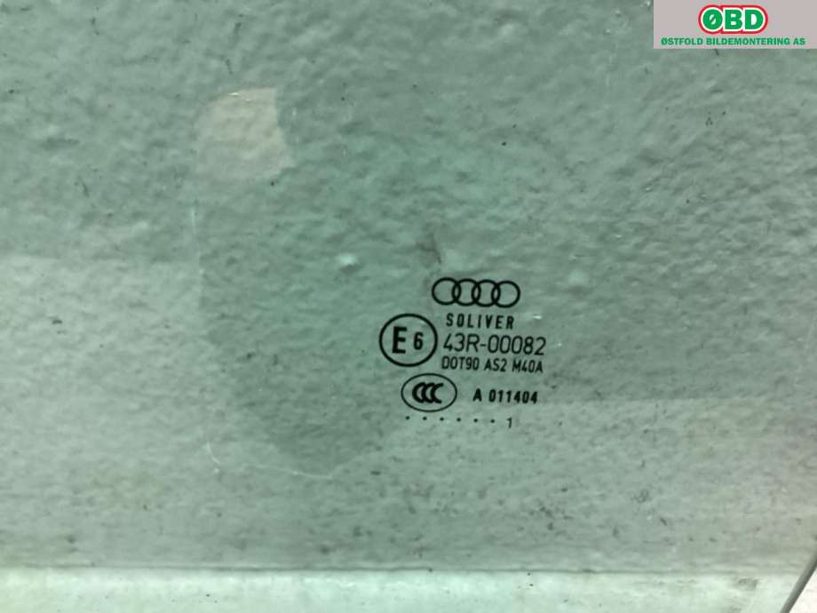 Siderute venstre foran til Audi A1 2010-2014 (Type I, Fase 1) (AUDI|8X3 845 201|)