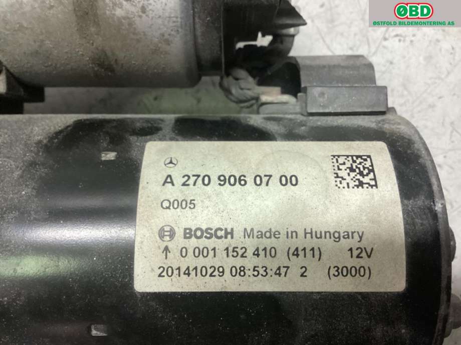 Starter til Mercedes CLA 2013-2019 (C117) (C117) (MERCEDES|A 270 906 07 00|A 645 906 08 00|)
