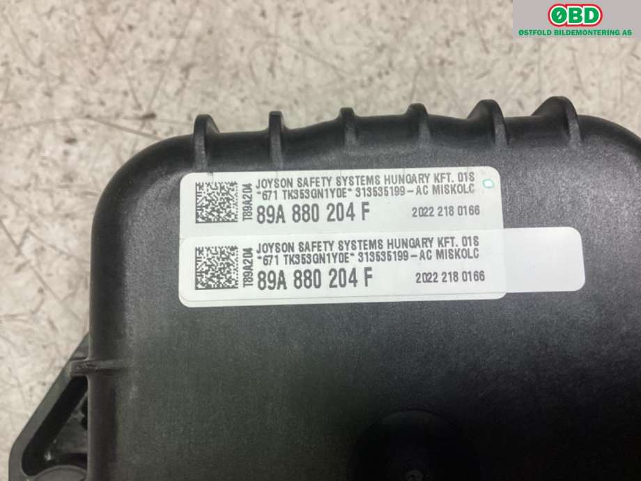 Airbag passasjer til Audi Q4 e-tron 2021-->> (AUDI|89A 880 204 D||89A 880 204 F)