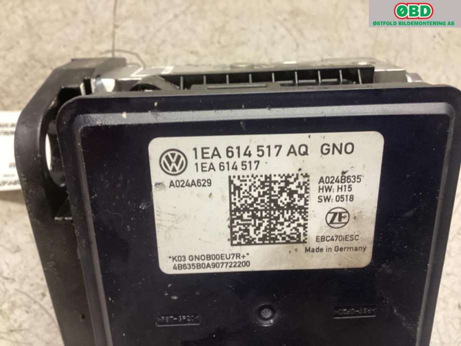ABS sentral til Audi Q4 e-tron 2021-->>  (AUDI|1EA 614 517 AQ|1EA 614 517 AR|)