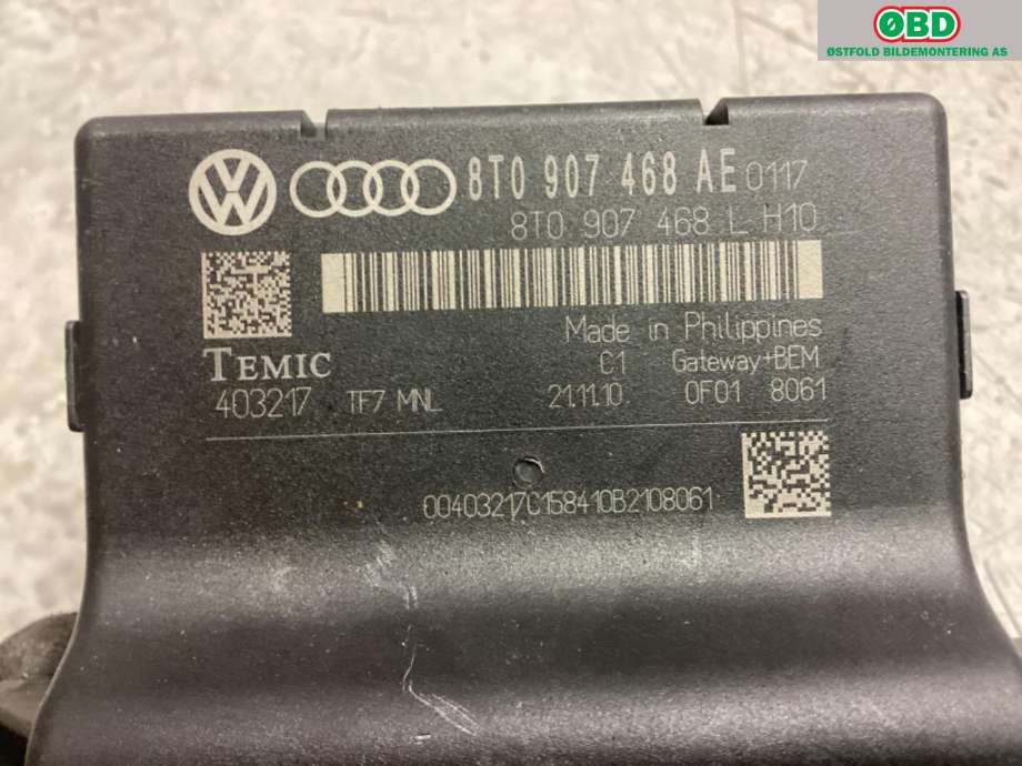 Diverse deler til Audi Q5 2008-2012 (Type I, Fase 1)  (AUDI|8T0 907 468 AE|)